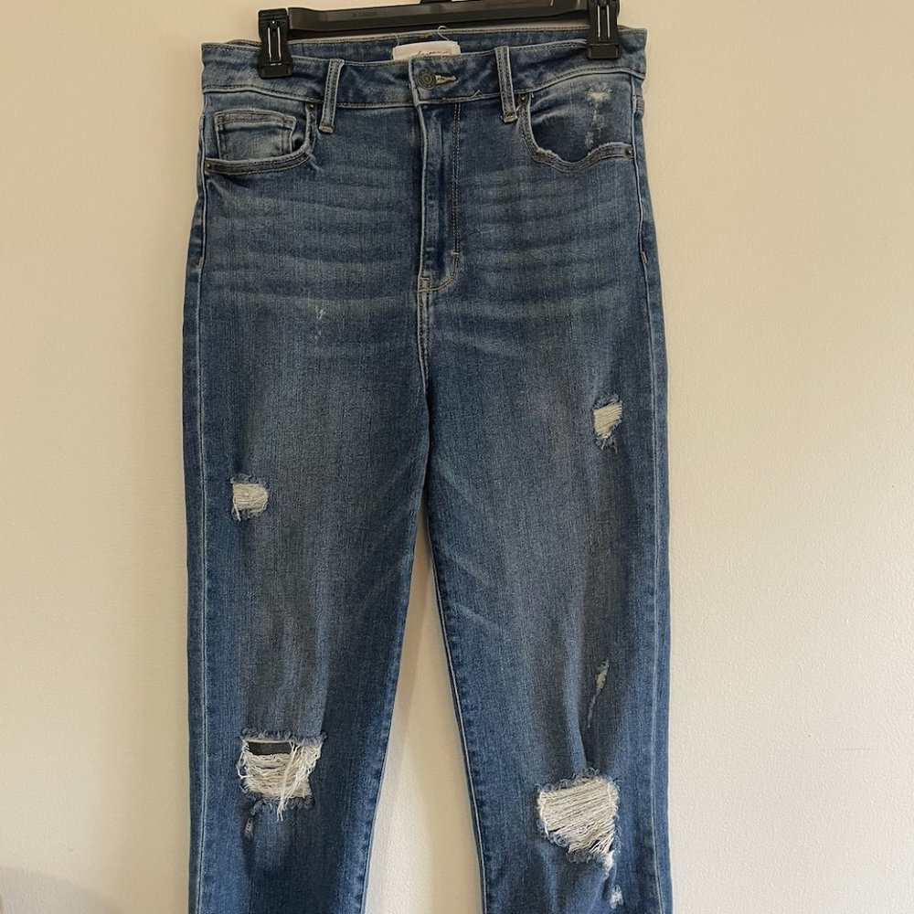 Carly Jean Los Angeles Chrissy Jeans Medium Wash Size 7